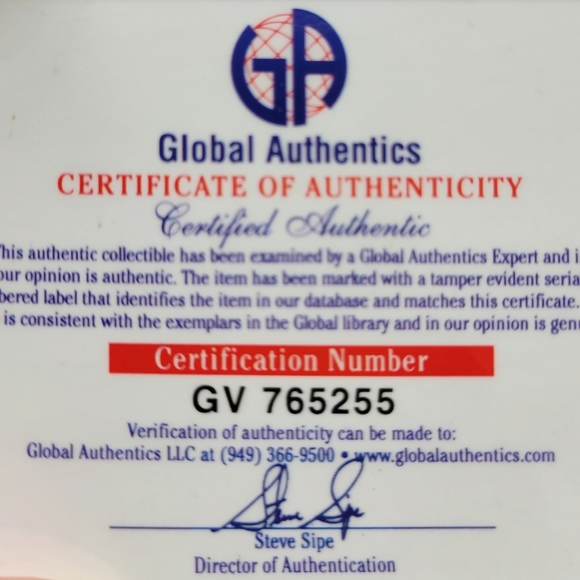 Signed adrian peterson football - Picture 3 of 3